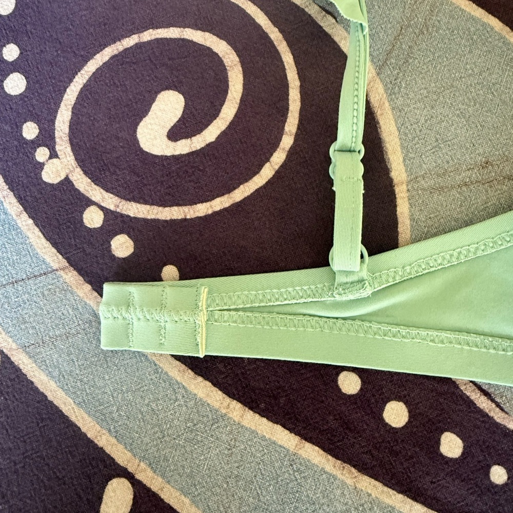 J. Crew Turquoise Ruffle Bikini Top - Picture 3 of 6